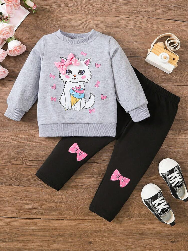 Cute Cat Winter Tracksuit