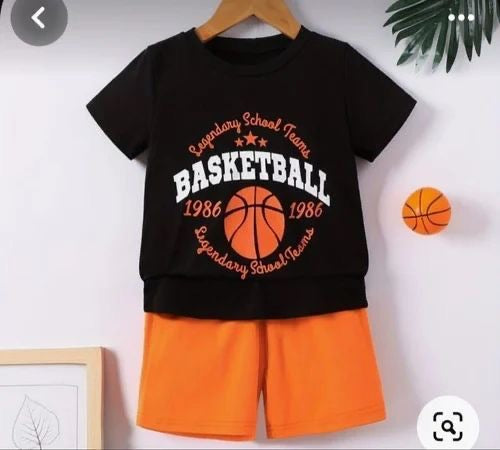 BasketBall Printed Nicker Shirt