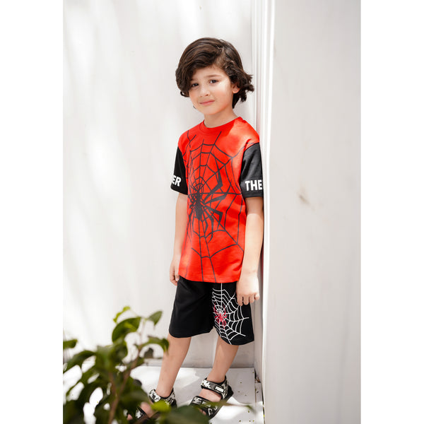 Spider pattern Summer Shirt&nicker