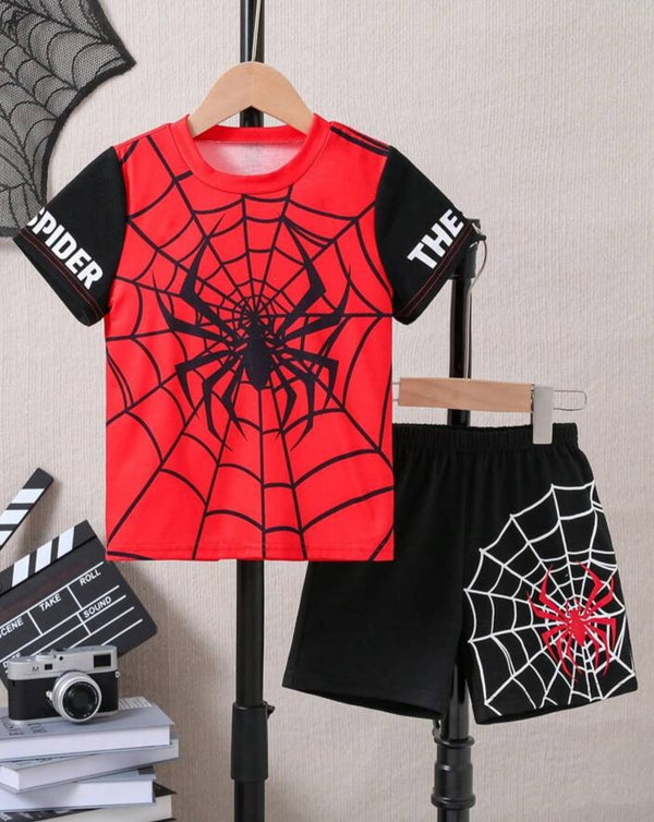Spider pattern Summer Shirt&nicker
