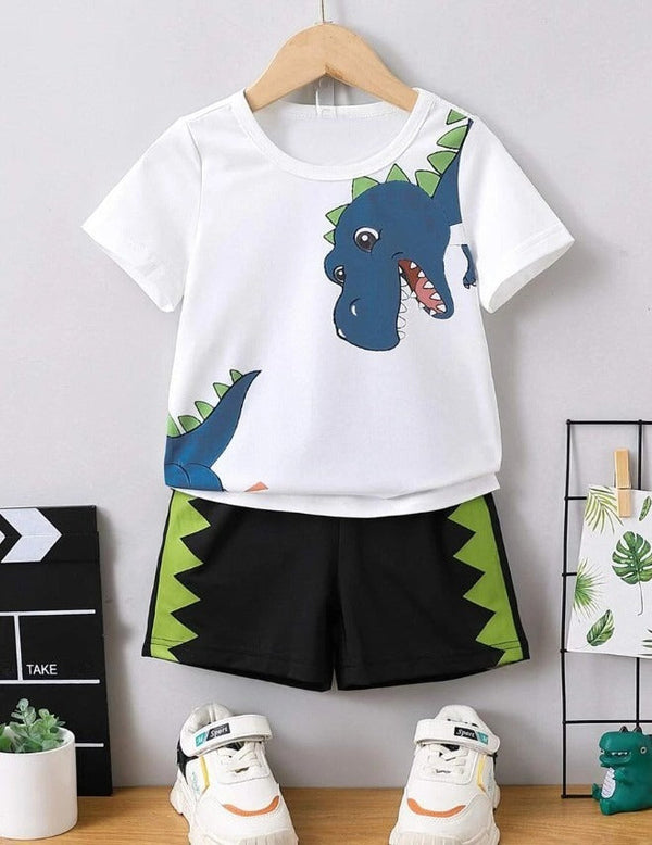 Little Happy Dino Nicker Shirt