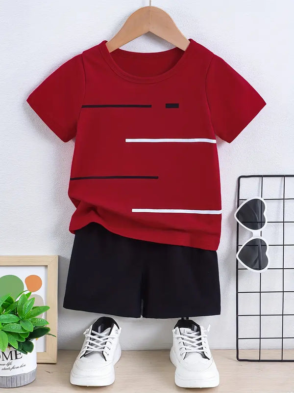 Red Lines Summer Nicker & Shirt