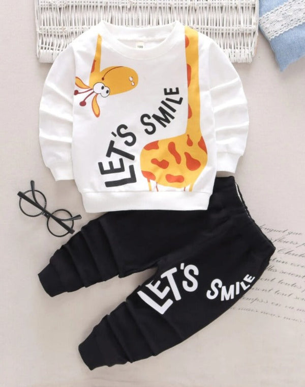 Let's Smile Winter Fleece Suit