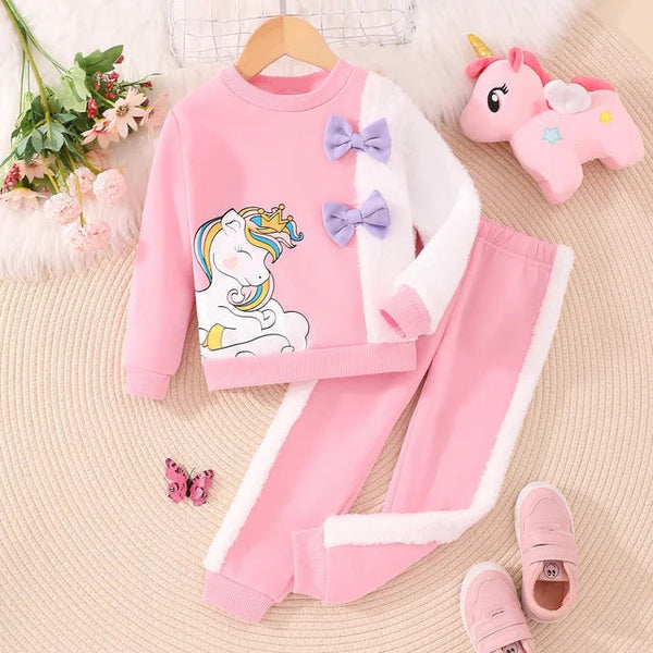 Tie Pink Sherpa Winter Tracksuit