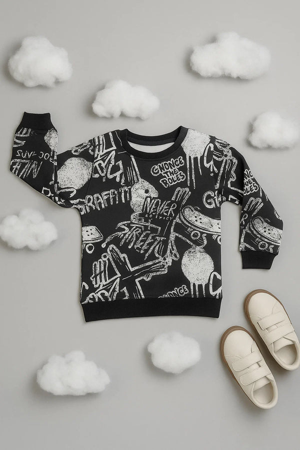Cloud Graffiti Winter Shirt