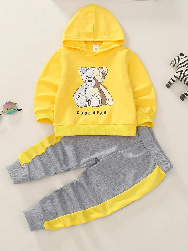Cool Bear Hoodie Winter Shirt & Trouser