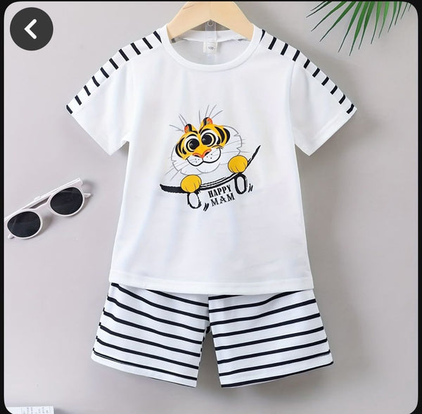 Happy Mam Print Summer Nicker & Shirt
