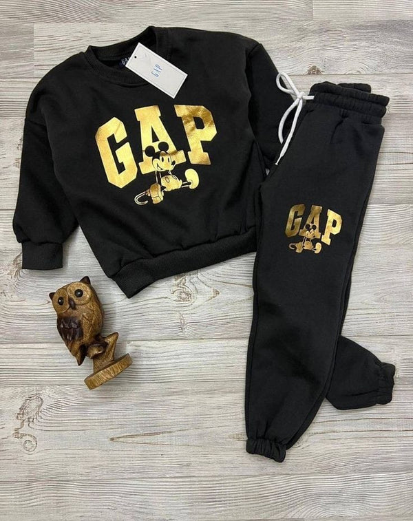 Black Gap Printed Winter Tracksuit