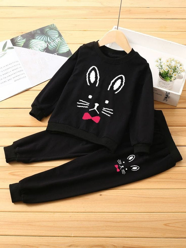 Style Cat Black Winter Tracksuit