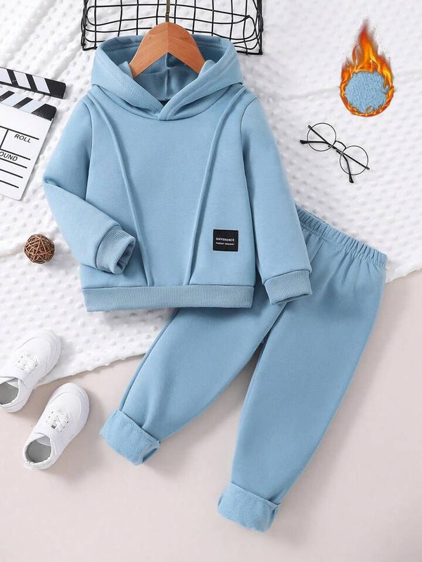 Piping Hood Winter Tracksuit