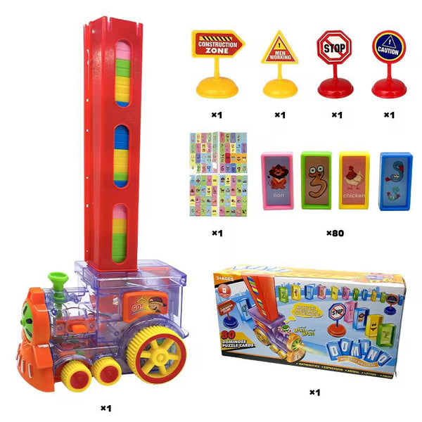 Blocks Train Electric Toy