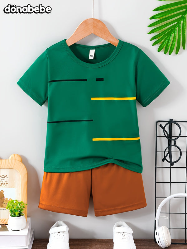 Green Lines Summer Nicker & Shirt
