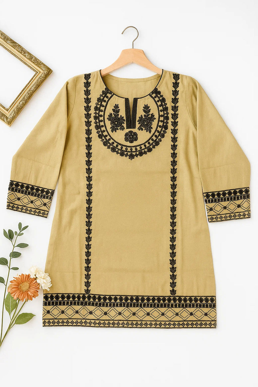 Mustard Kurti for Girl
