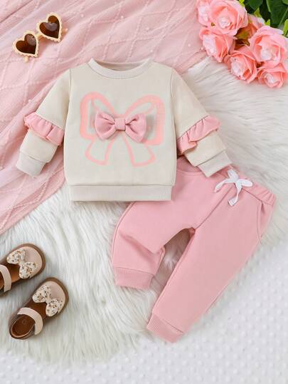 Frill Tie Winter Tracksuit