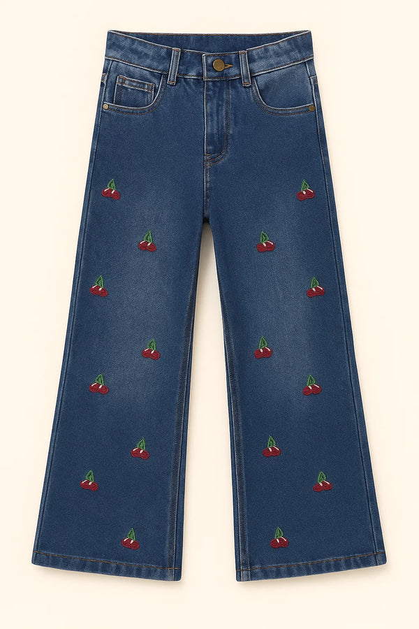 Cherry Flapper Denim Pant