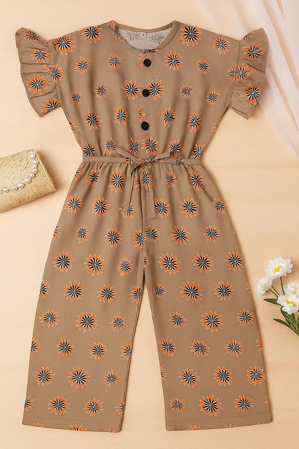 Blossom Stone Linen Jumpsuit