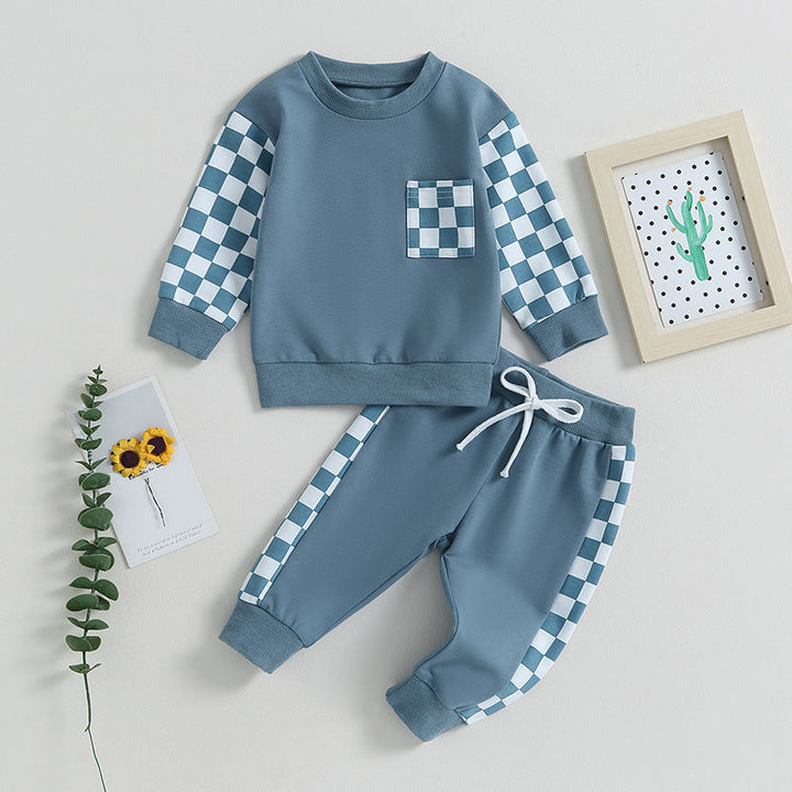 grey winter tracksuit for boys