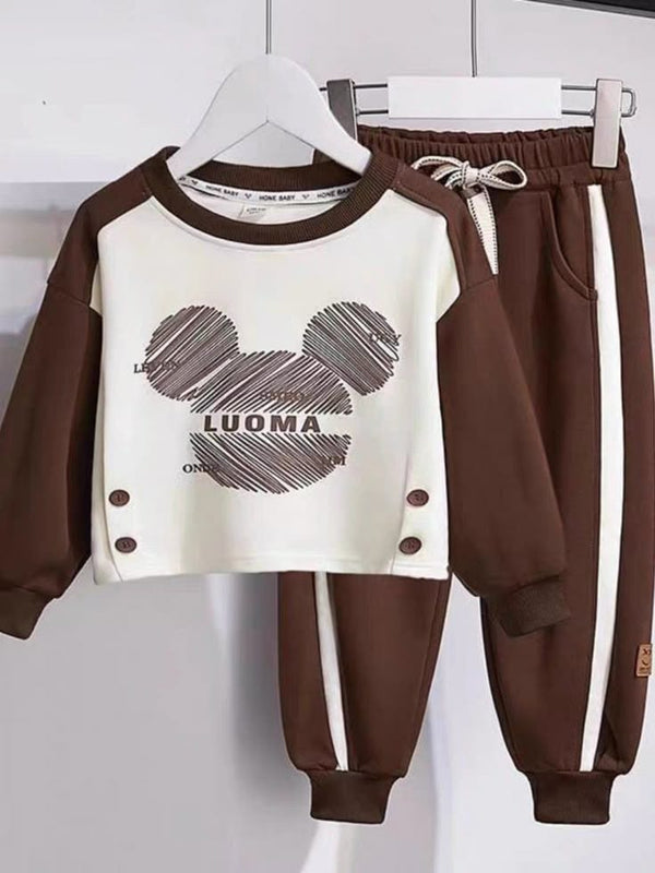 Brown Luoma Winter Tracksuit