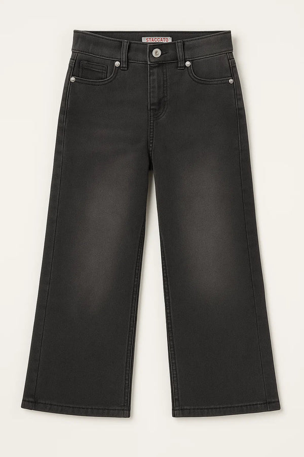 Basic Black Denim Pant 306