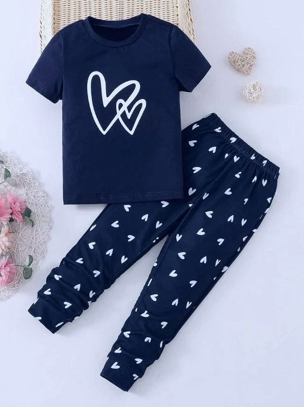 Blue Hearts Summer Trouser & Shirt
