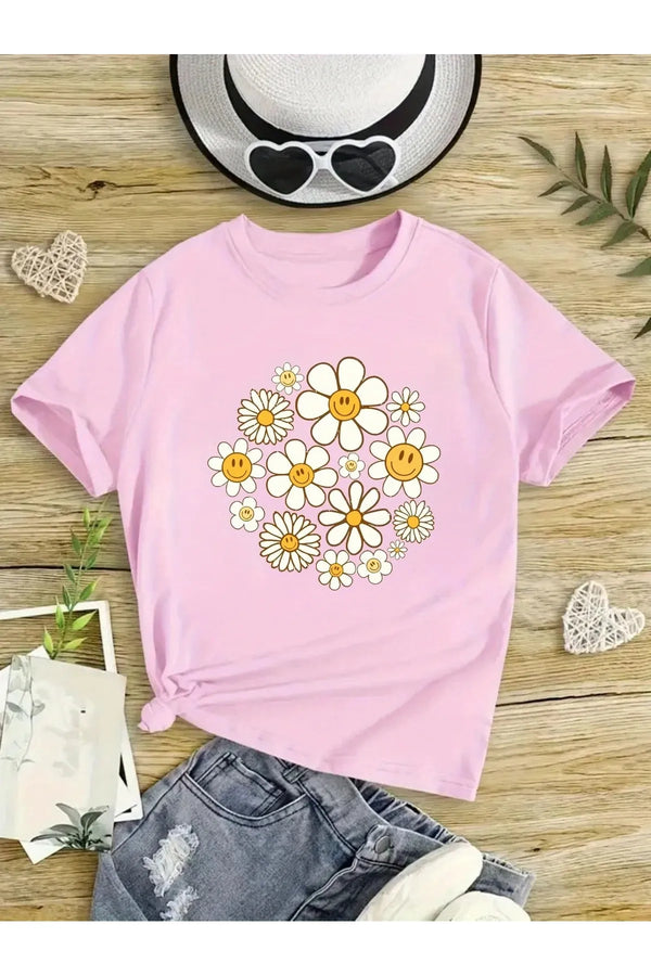 Flower Daisies Summer Shirt